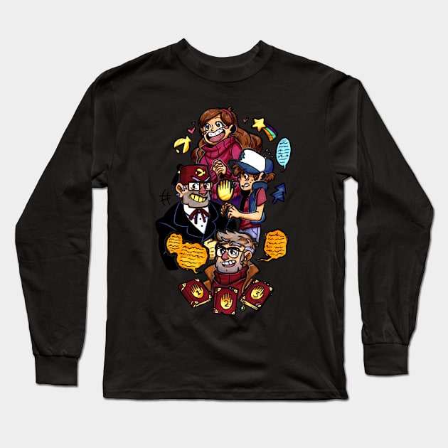 Pines Family Long Sleeve T-Shirt by SaiSaixChan